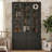 78.7'' H x 47.2'' W Wood Display Case with Drawers-92616381