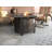 Silver Aluminum Propane Smokeless Fire Pit Table with Lid