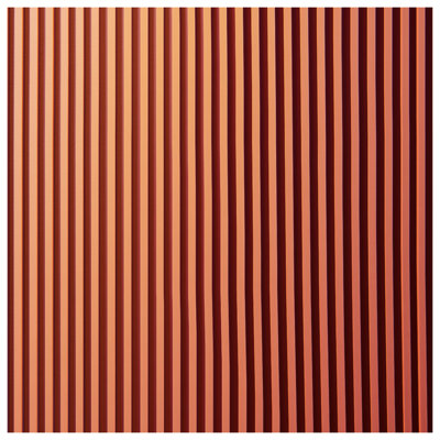 Tapisserie murale à rayures verticales orange - décoration murale rayée