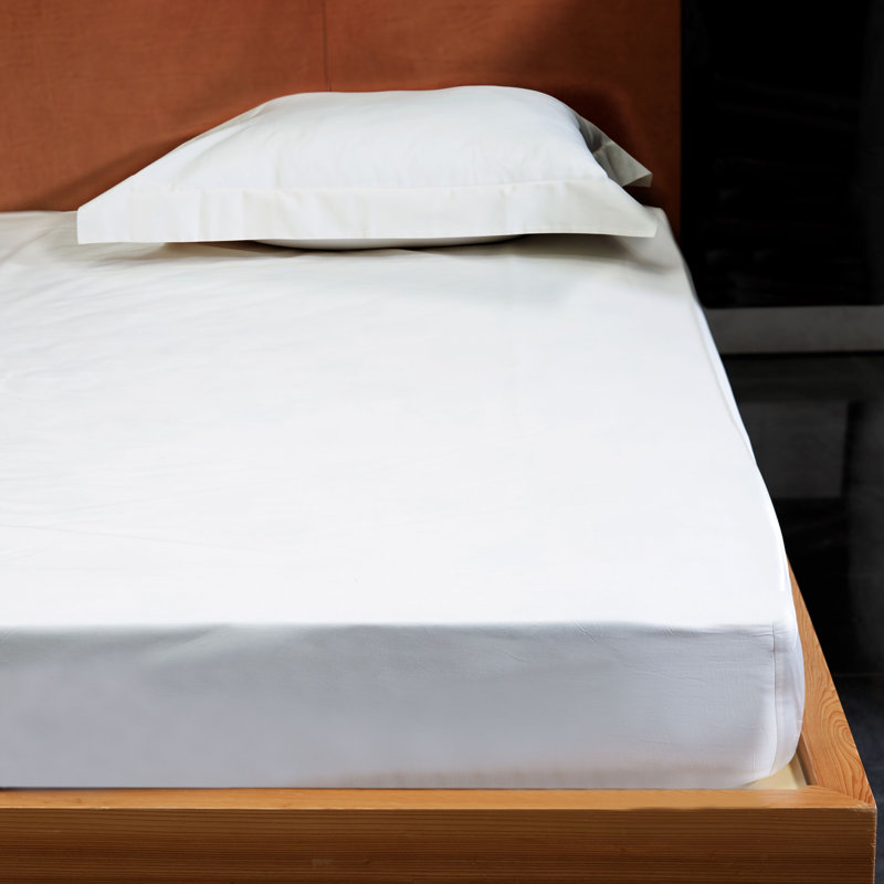 Luna Fitted Sheet, Queen Fitted Sheet, White