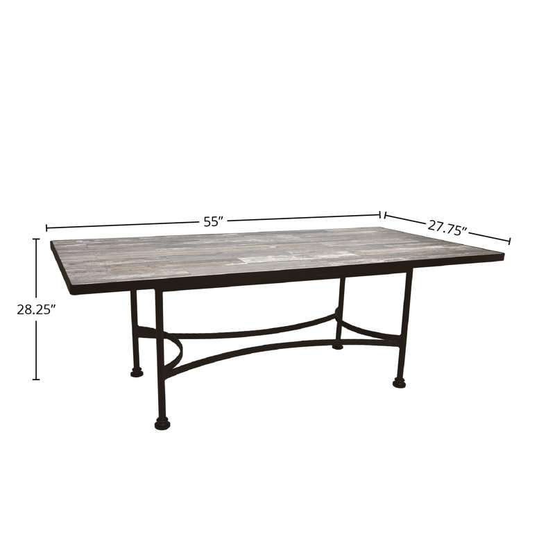 Classico Outdoor Rectangle Dining Table, Copper Creek, Canyon Taupe