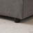 100.2" L-shaped linen sofa with ottoman-223523160