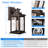 2 Packs Exterior Light Fixture with Motion Sensor, Anti-Rust Oil Rubbed Bronze Dusk to Dawn Outdoor Porch Lights Wall Mount-83113131