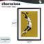 Iconic Basketball Dunk, reproduction encadrée sous verre, design par Ray Powers-248374271-248374269