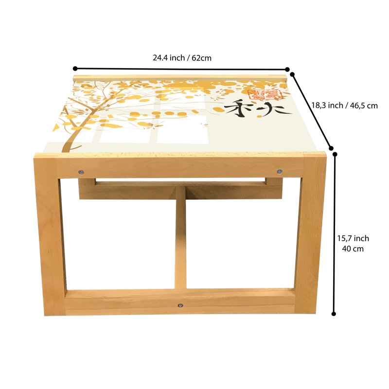 Jakell Sled Coffee Table, 62cm H x 46cm W x 40cm D