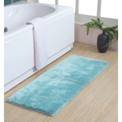 Tapis pour salle de bain luxueux en microfibre - 21 po x 54 po