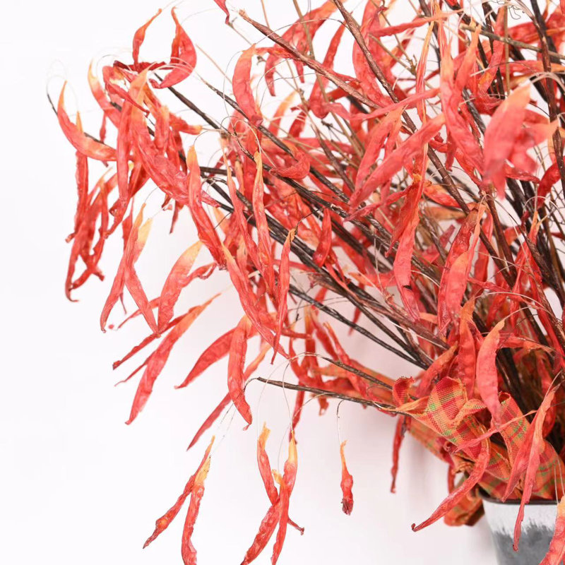 Arrangement floral campagnard d'automne d'automne de 24 po pour vase, remplisseur de fleurs, Orange