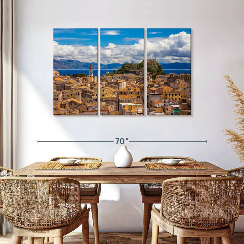 Nicci Corfu Cityscape, H 36 po x l 57 po