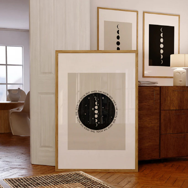 Abstract Astrology Print 2, 30cm H x 21cm W