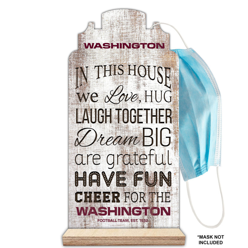Freestanding 2 - Hook Coat Rack, Washington Redskins