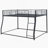 Ariatna Metal Floor Bunk Bed Over