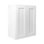 Armoire murale à double porte avec 2 tablettes (l 24 po x P 12 po x H 36 po)