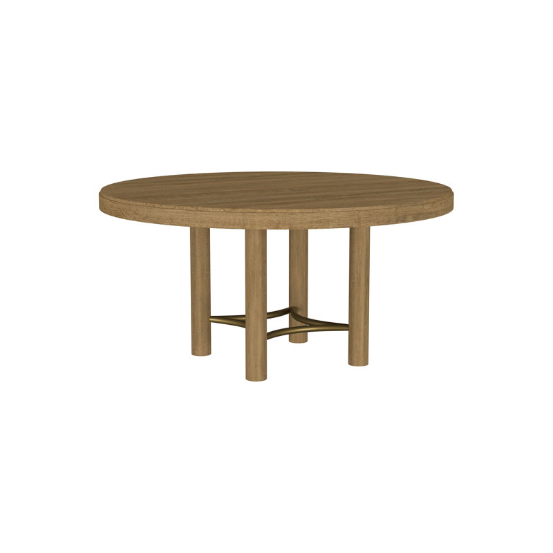 Table de salle à manger l 60,4 po, brun