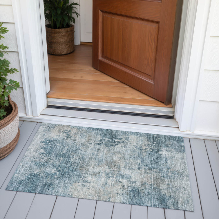 Tapis intérieur / extérieur abstrait Xhevrie