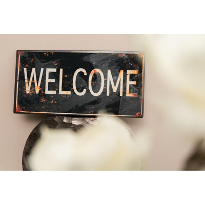 Welcome 1 Piece Wall Art