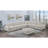 Living Room Furniture Ottoman Beige Wide-Welt Corduroy 1Pc Soft Cushion Cocktail Ottoman Wood Legs