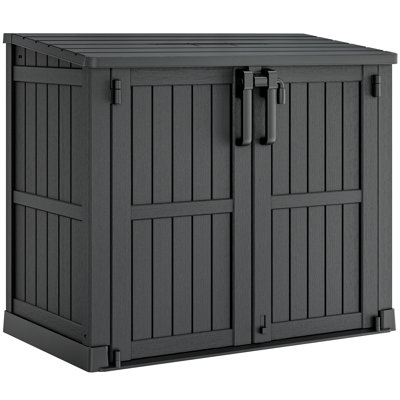 280 Gallon Outdoor Resin Lockable Deck Box by KAMABOKO