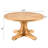 Solid Wood Round Coffee Table, Rustic Style With Classic Design, Perfect For Various Home Decor