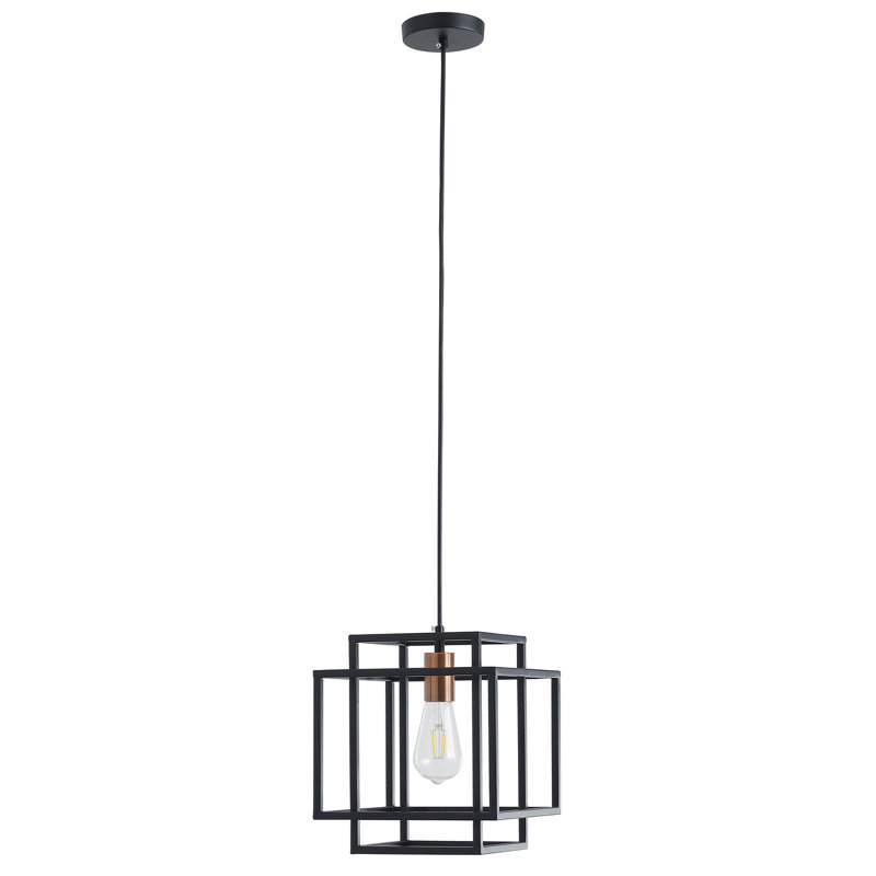 Luminaire suspendu géométrique 1 lumière Elijawon