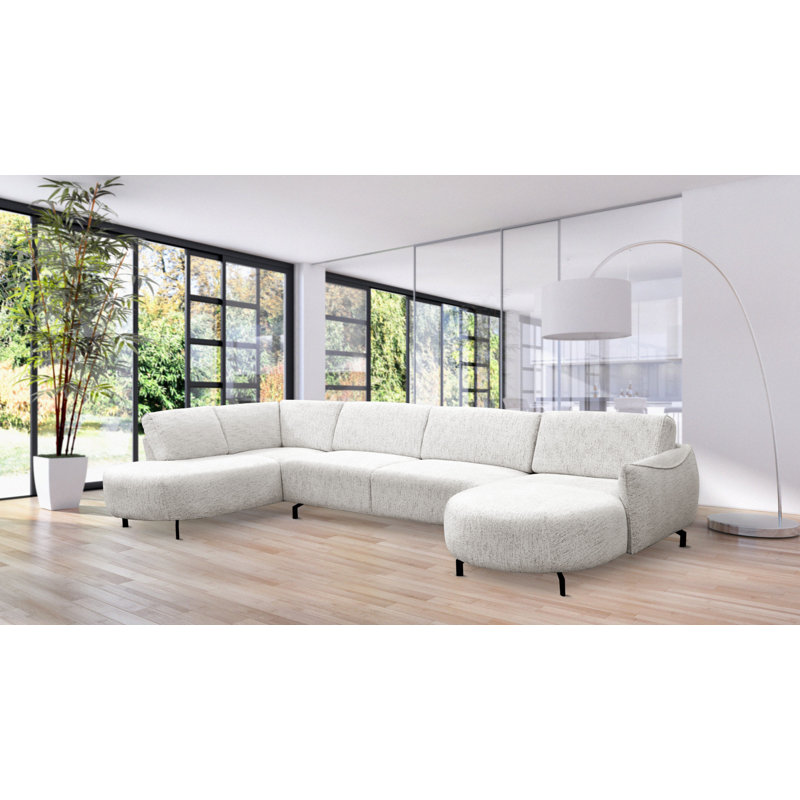 5 Seater Corner Sofa , Right Hand Facing, Cream