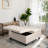 Ciara 35.43" Wide Button Tufted Square Storage Ottoman Upholstered Lift Top Large Ottoman Coffee Table-1701104540