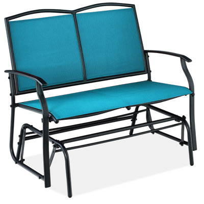 Fauteuil oscillant d'extérieur en métal Nethuki