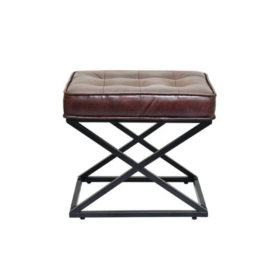 Wilmington Genuine Leather Stool