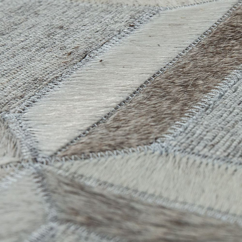 Manzanola Geometric Wool Hand Woven Area Rug, Rectangular 120 x 170cm