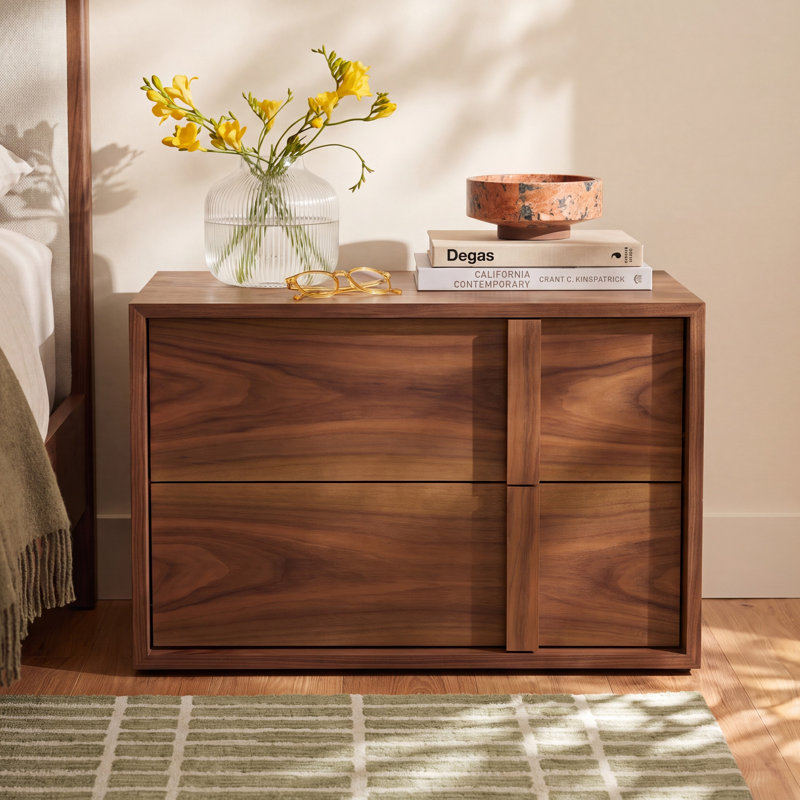 Alvarez 28'' W Nightstand, Walnut