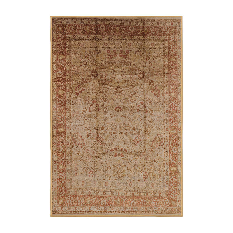 Tapis oriental beige / brun clair, Rectangle 3 pi x 5 pi