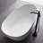 71'' x 35.4'' Freestanding Soaking Solid Surface Bathtub