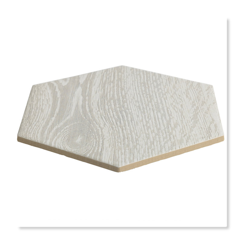 Bricola Gris 10" x 8" Porcelain Wood Look Wall & Floor Tile, Gray