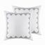 Housse de couette pour grand lit en coton avec chenille - Motifs géométriques imprimés et doux / double Cozy Chic-119384820-119384824