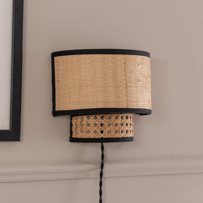 Alisiya Plug-in Flush Mounted Sconce