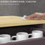Buffet Modern - comptoir en bois massif, 2 tiroirs, portes, tablette de rangement réglable