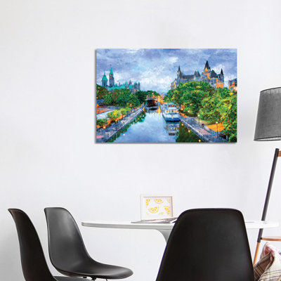 Rideau Canal by Lisa Robinson - Wrapped Canvas Gallery-Wrapped Canvas Giclée