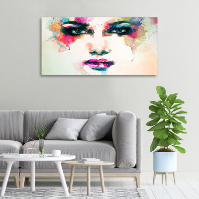 Portrait Of A Woman - No Frame Print on Canvas