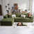 Ours en peluche vert