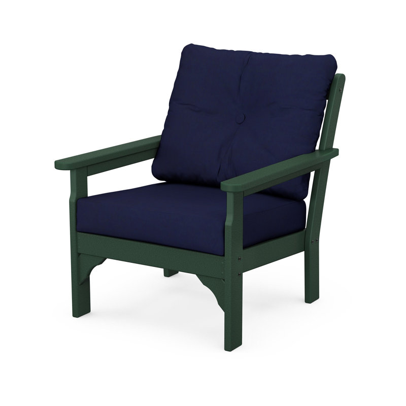 Lakeside Vineyard Deep Seating Chair, Spiced Burlap, Sand
