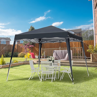 Outsunny 3 M x 3 M Base/ 2.5 M x 2.5 M Top Pop Up Gazebo