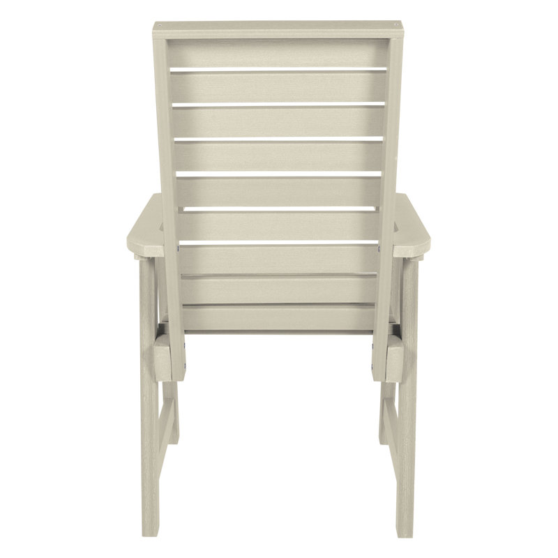 Chaise de patio Moroney, Blanc délavé