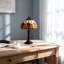 Lampe de table 12 "style vitrail Tiffany
