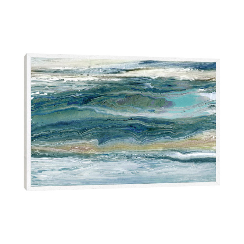 Wind and Water 1 Piece Wall Art on Canvas, 152.5 cm H x 101.5 cm W, White Framed