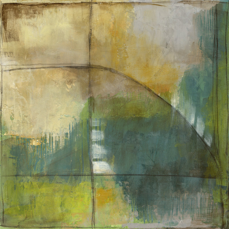 Four Corners IV by Jennifer Goldberger - Wrapped Canvas Print, 30cm H x 30cm W x 3.8cm D