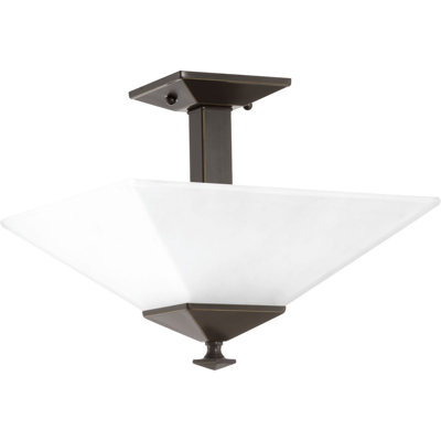 Jadyn Glass Semi Flush Mount
