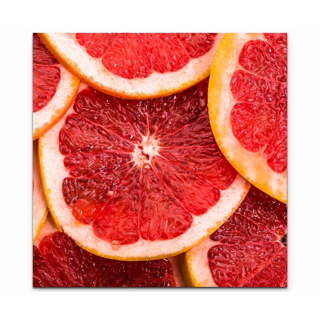 Leinwandbild Grapefruit – Nahaufnahme