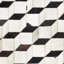 Tapis géométrique en cuir tissé à la main Studio-10493730