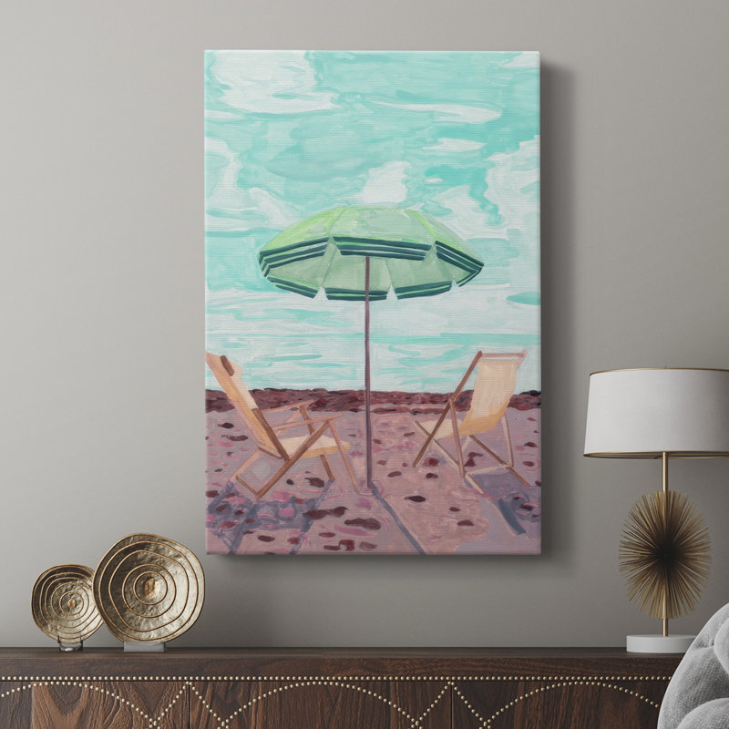 Ciel pastel II - Cavas enveloppés de galerie, H 18 po x l 12 po