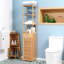 Armoire de salle de bain pratique - Une solution de rangement complète et compacte qui maximise l'utilisation de l'espace