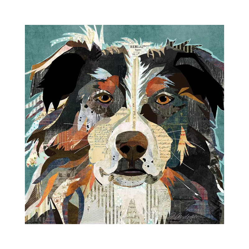 Bright Eyed Aussie by Traci Anderson - Painting on Canvas, Wrapped Canvas, 93.98cm H x 93.98cm W x 1.91cm D
